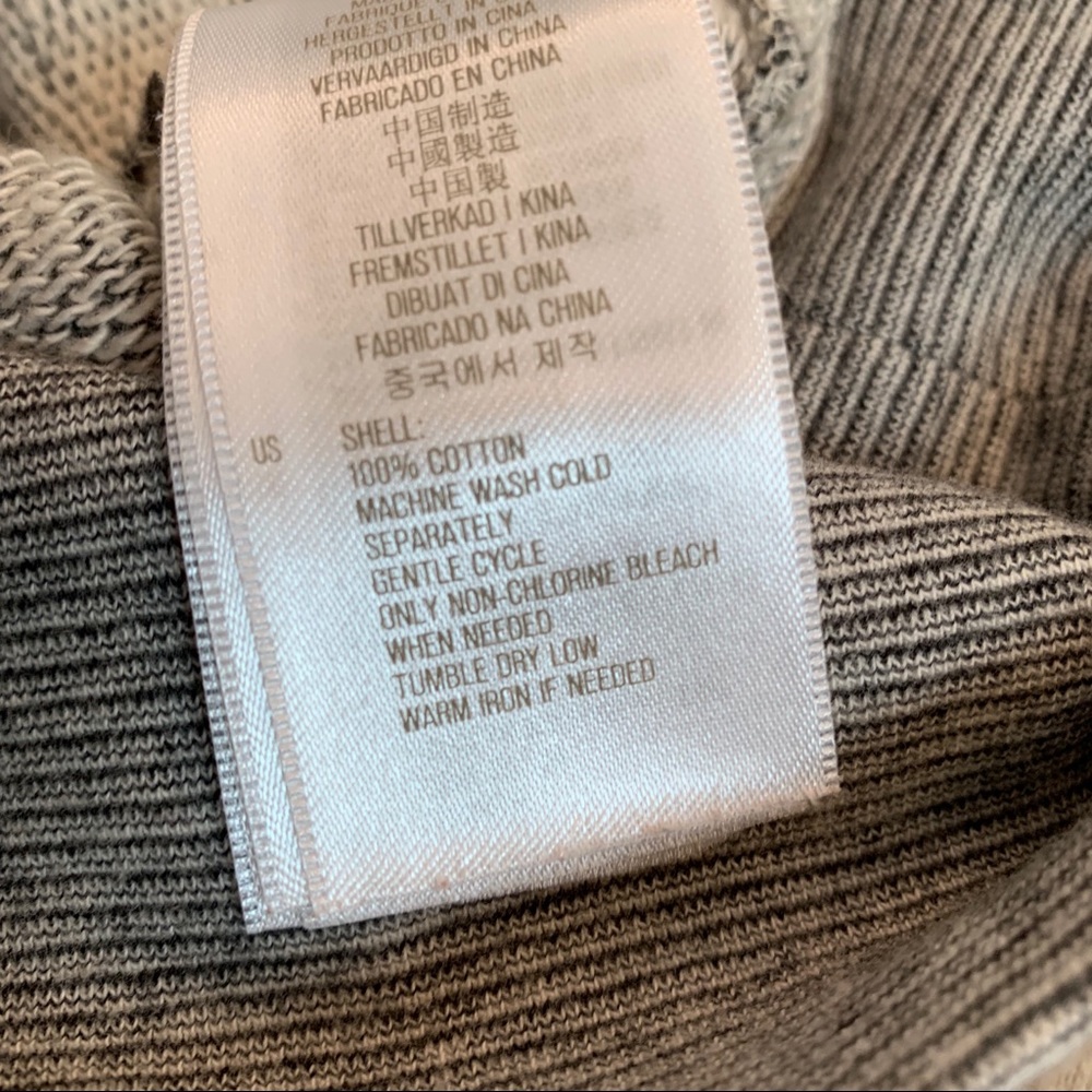 Fossil Raglan Charcoal Raglan Sweatshirt Small - Picture 5 of 5